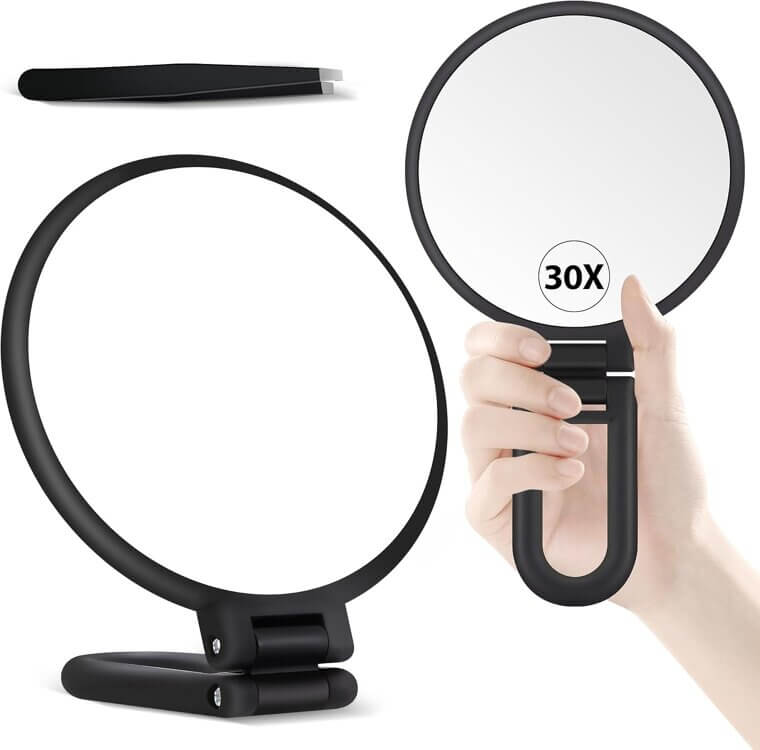 B Beauty Planet Mirror - Perfect 30X Magnification for Flawless Makeup - Don’t Miss the 24% Discount!