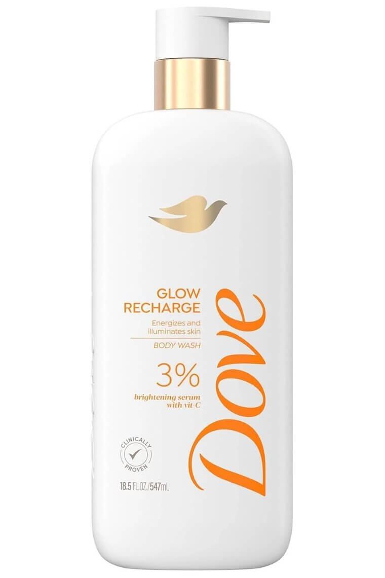 Dove Glow Serum Wash for Bright, Exfoliated Skin