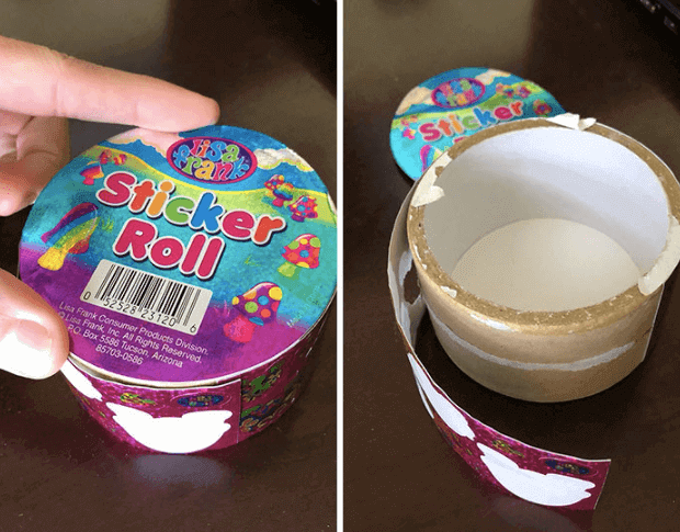 A Roll Of Stickers That Isn't Really A Roll
