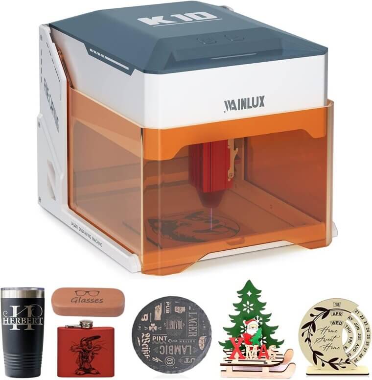 WAINLUXPRO K10 Engraver - Portable Laser for Creative DIY Projects - Enjoy 20% Off!