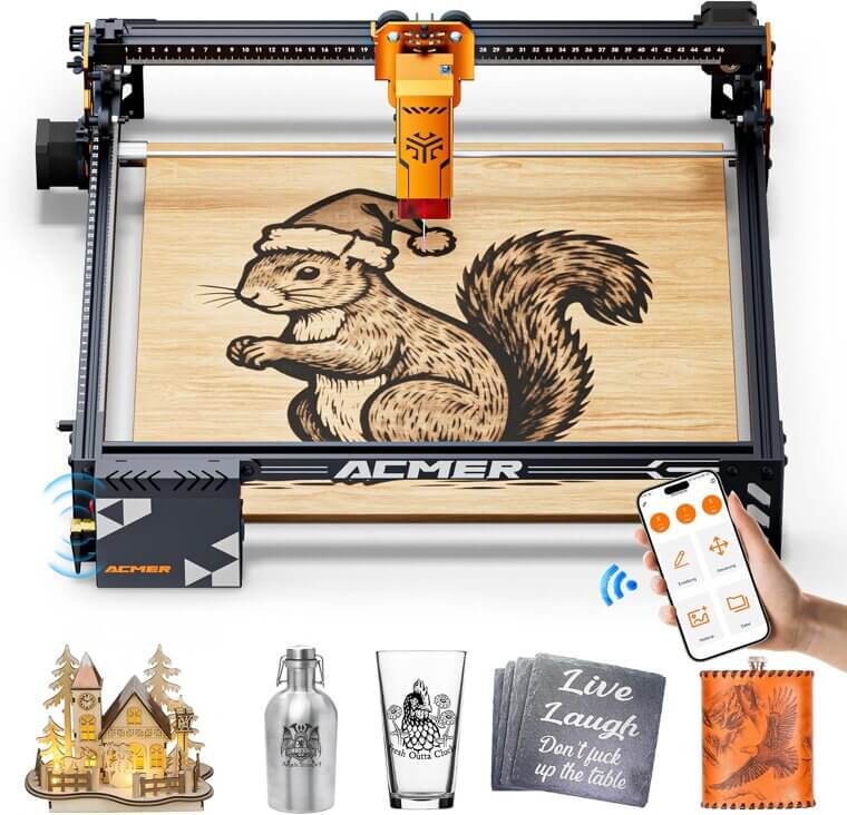 Acmer Laser Engraver - Precision for DIY & Crafts - Don’t Miss the 28% Discount!