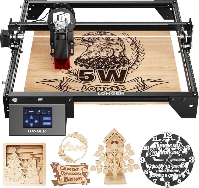 LONGER Ray5 Engraver - Precision Laser Cutting Made Easy! - Don’t Miss the 10% Discount!
