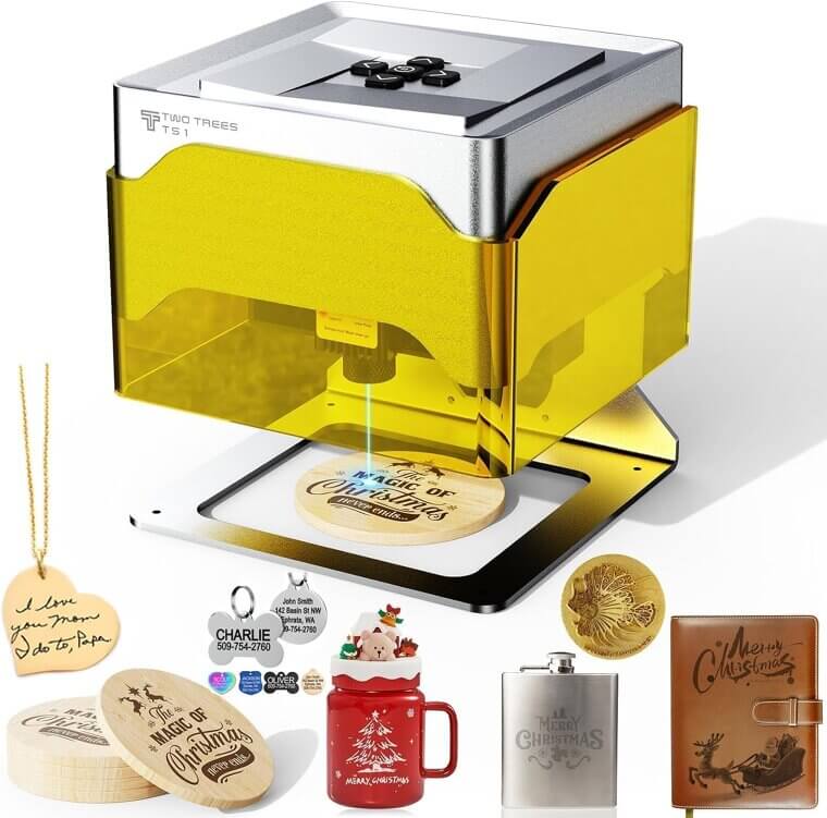 Twotrees TS1 Laser - Portable Engraver for Creative Projects 