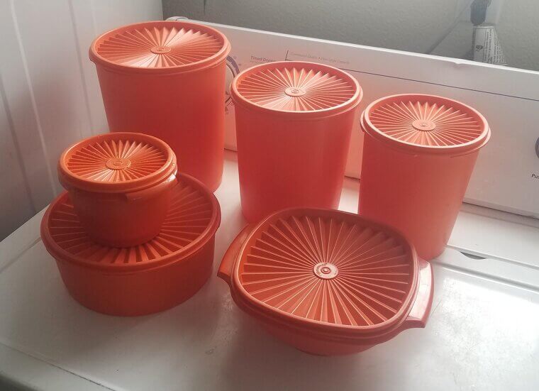 The Colorful Tupperware Containers