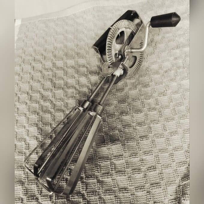 The Trusty Rotary Egg Beater