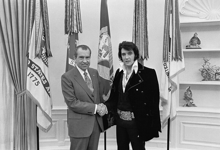 Elvis Used To Wear An Anti Drug Badge
