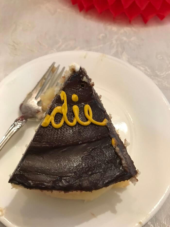 ​A Very Explicit Piece Of Cake From The Mother-In-Law