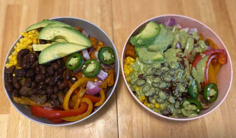 Sweet Potato And Black Bean Bowls