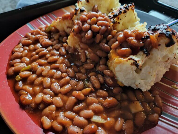 Hot Dogs With Baked Beans