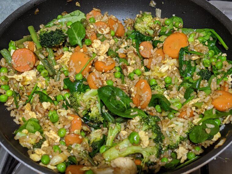 Vegetable Stir-Fry With Rice