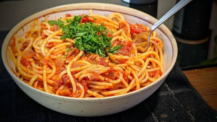Spaghetti With Marinara Sauce