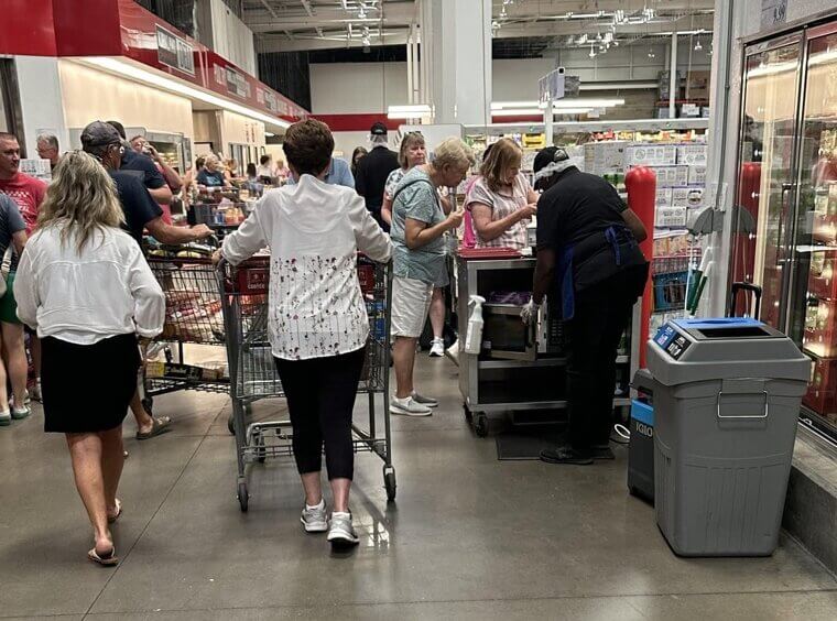 They Block the Aisles