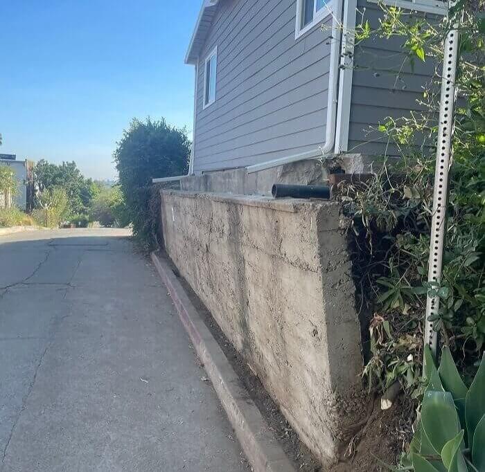 A Retaining Wall on Its Last Legs