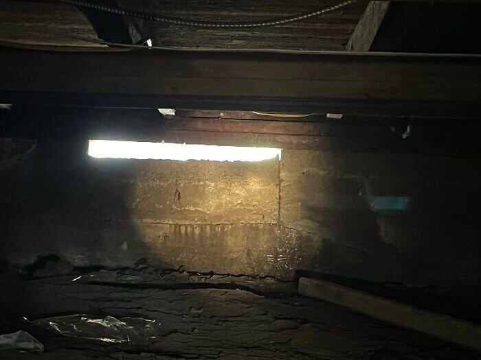 Daylight Should Not Be Visible in a Crawl Space