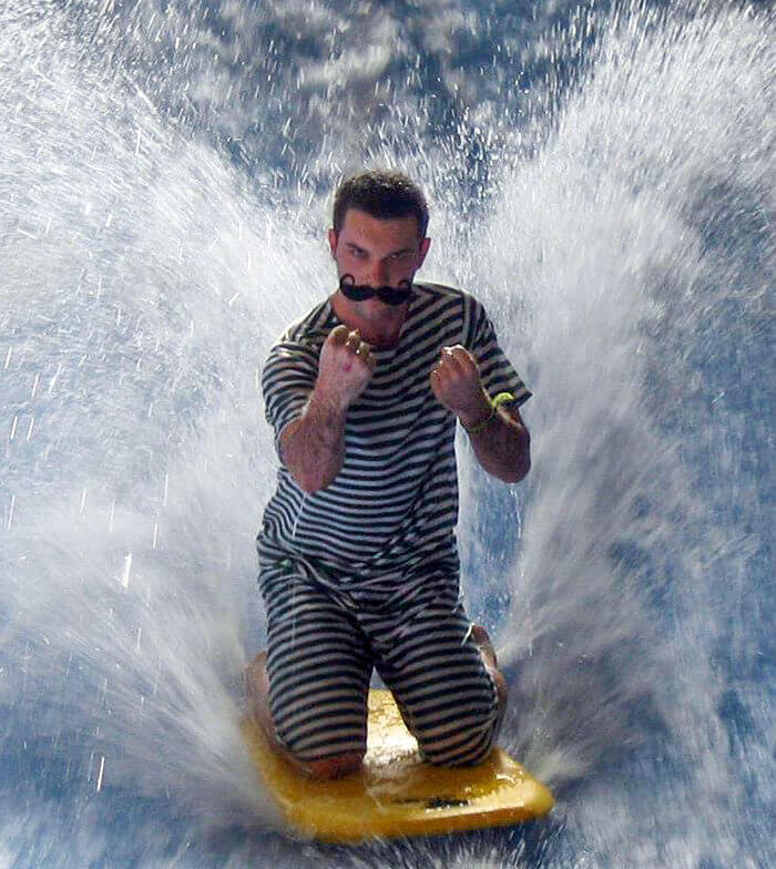 A Boyfriend's Swimming Attire That's Fit for Marriage