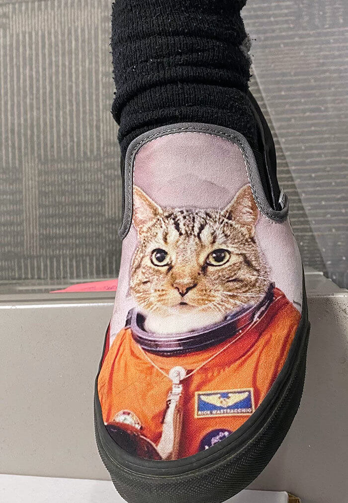 The World's First Cat-Astronaut Sneaker