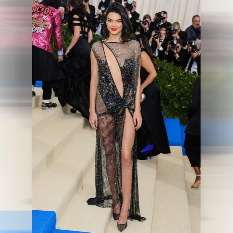 Kendall Jenner (2017): 85,000 Hand-Strung Crystals, One G-String, and Absolutely Nowhere to Hide a Smartphone