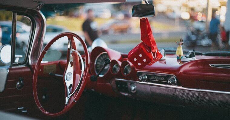 Hanging Things From a Rearview Mirror