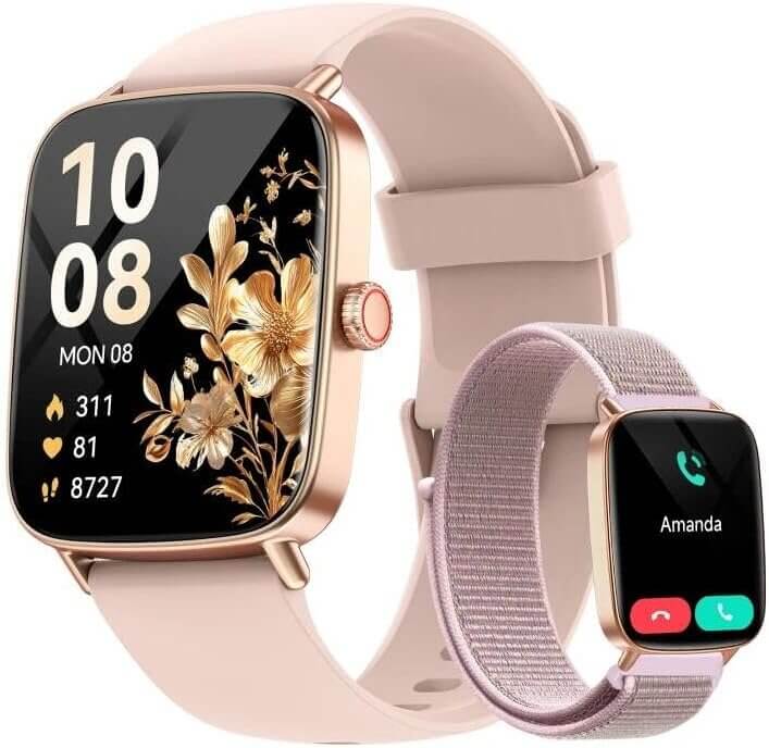 Smart Watch for Women - Stylish Fitness Tracker with Calls & Health Monitoring - Now 63% Off!