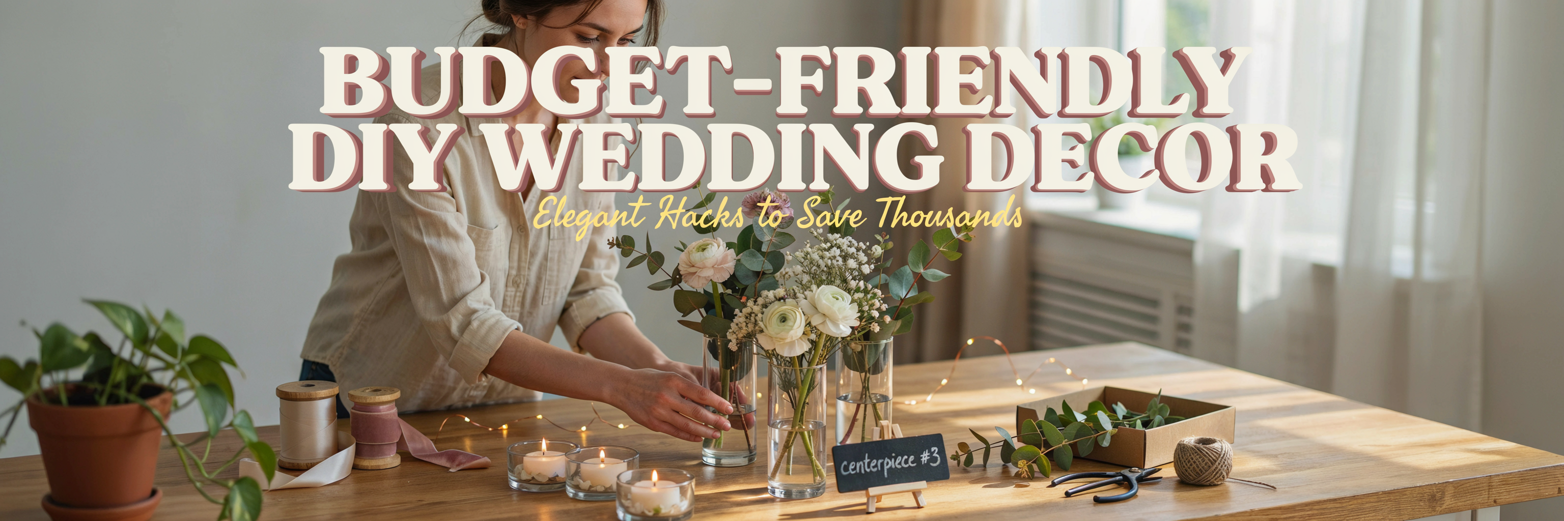 Budget-Friendly DIY Wedding Decor: Elegant Hacks to Save Thousands