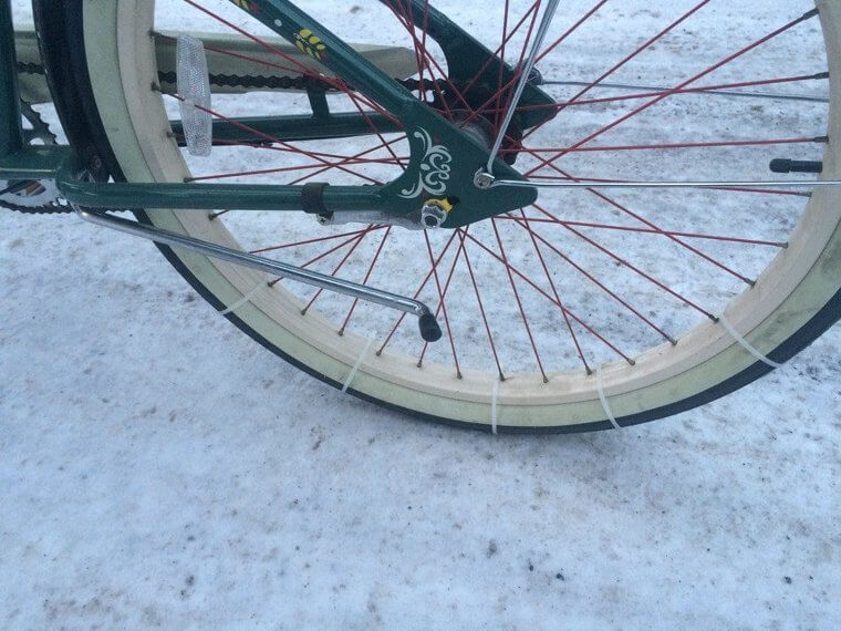 Give Your Bike Snow 'Chains'