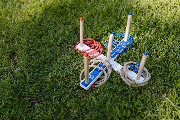 Stacking Rings on the Classic Ring Toss