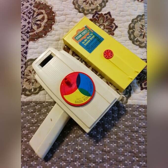 Crafting with the Kenner Give-A-Show Projector