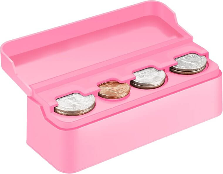 SINGARO Coin Holder - Convenient Organizer for Your Car's Loose Change