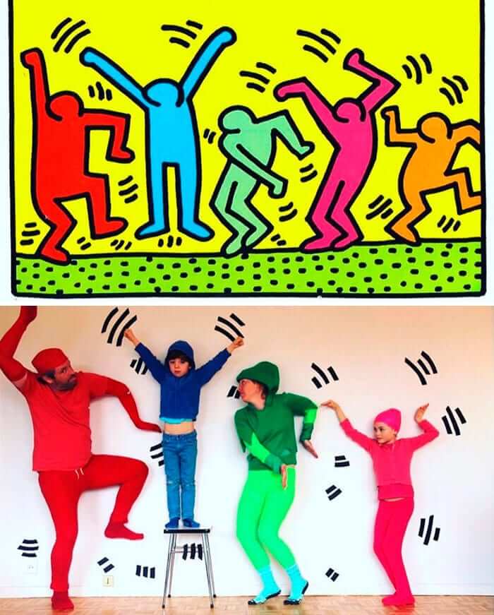 Keith Haring's Pop Art Figures