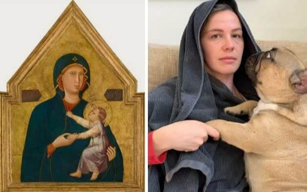 Duccio's Madonna And Child