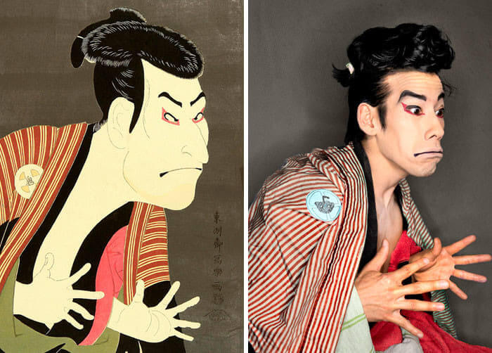 Sharaku's Kabuki Portrait