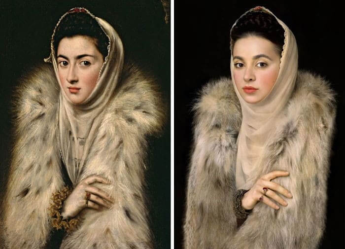 El Greco's Lady In A Fur Wrap