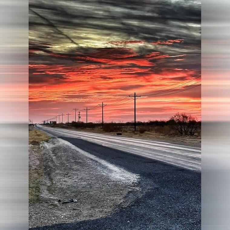 A Cloudy Sunrise in West Texas
