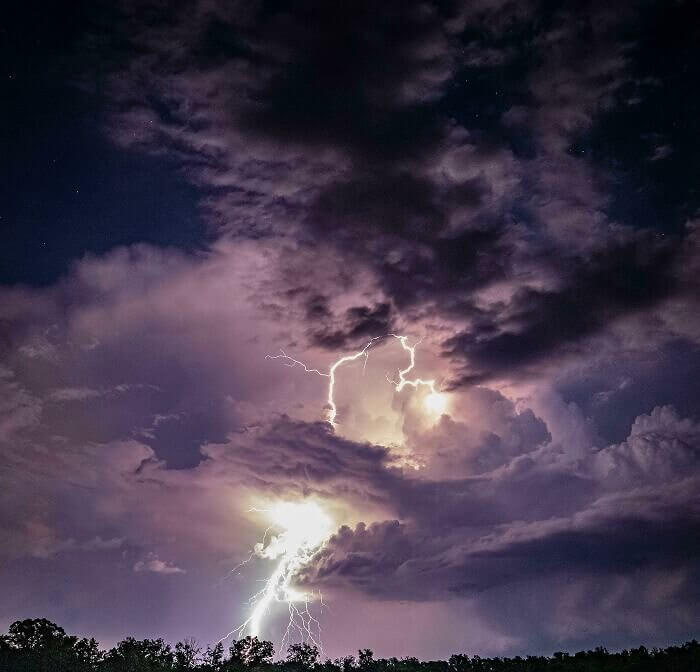A Passing Storm in Virginia