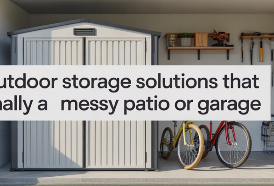 Outdoor Storage Solutions That Finally Tame a Messy Patio or Garage