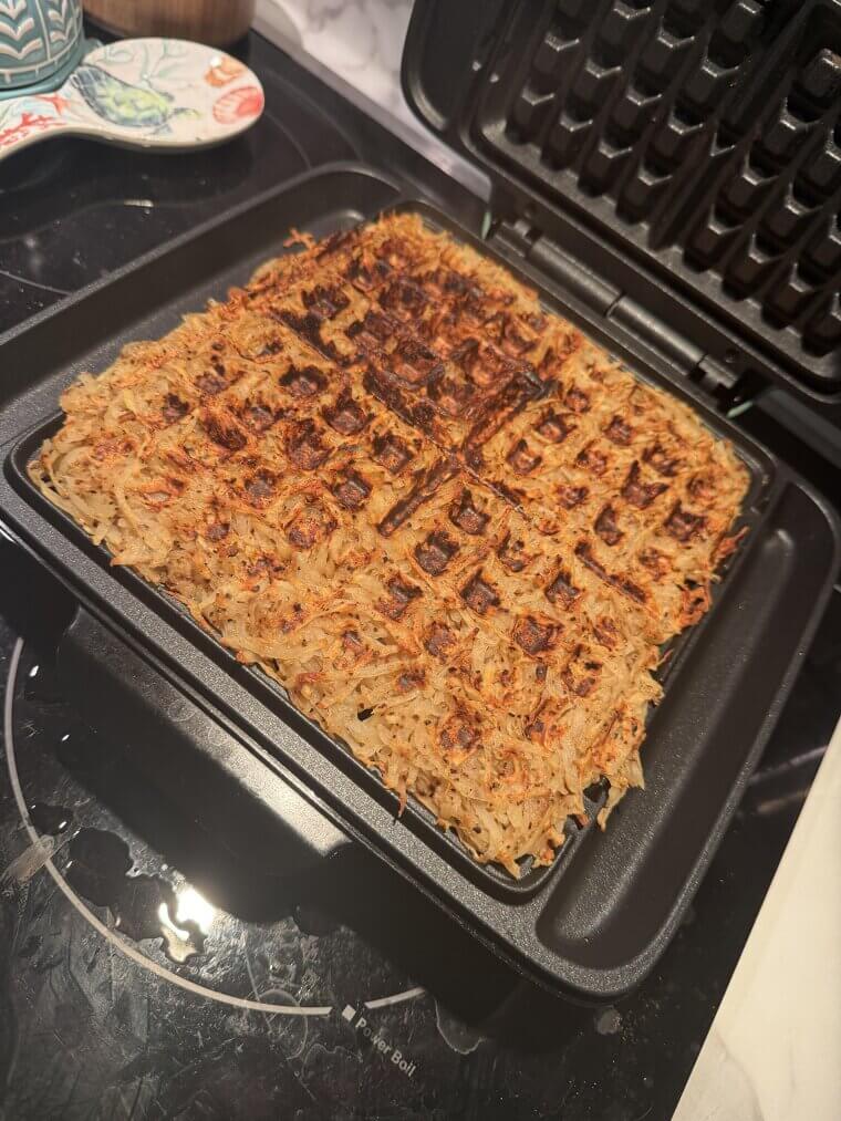 You Can Make Hash Browns in a Waffle Iron