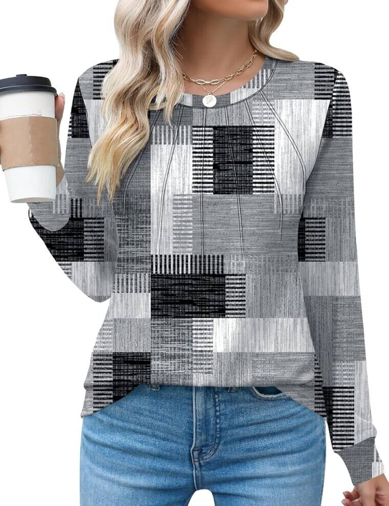 Kistore Women's Stylish Pleated Blouse - Perfect Fall Top - Enjoy 16% Off!