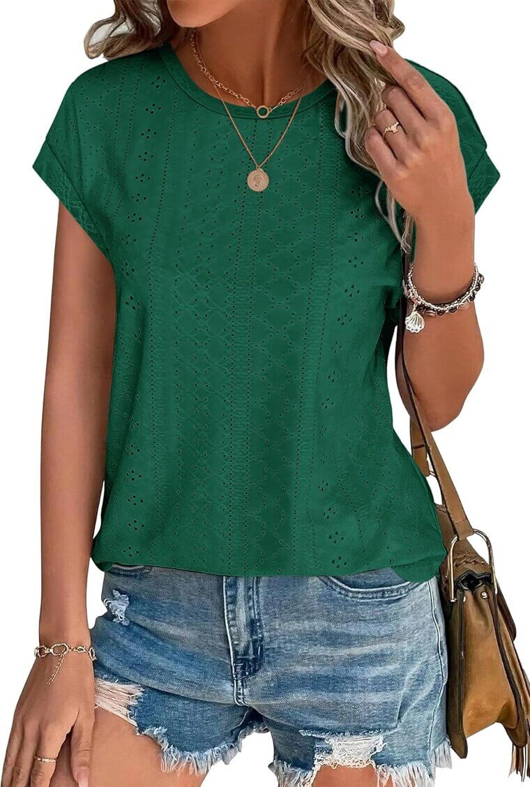 XIEERDUO Women's Cap Sleeve Top - Dressy Casual Elegance - Now 40% Off!