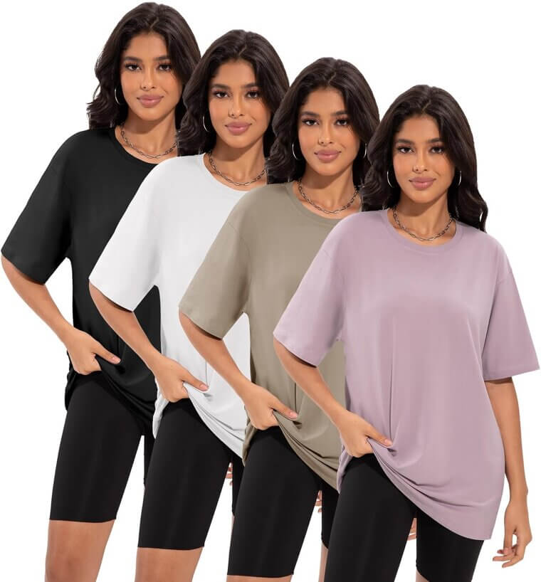 Oversized Women's Tees - Perfect for Summer Style & Comfort 