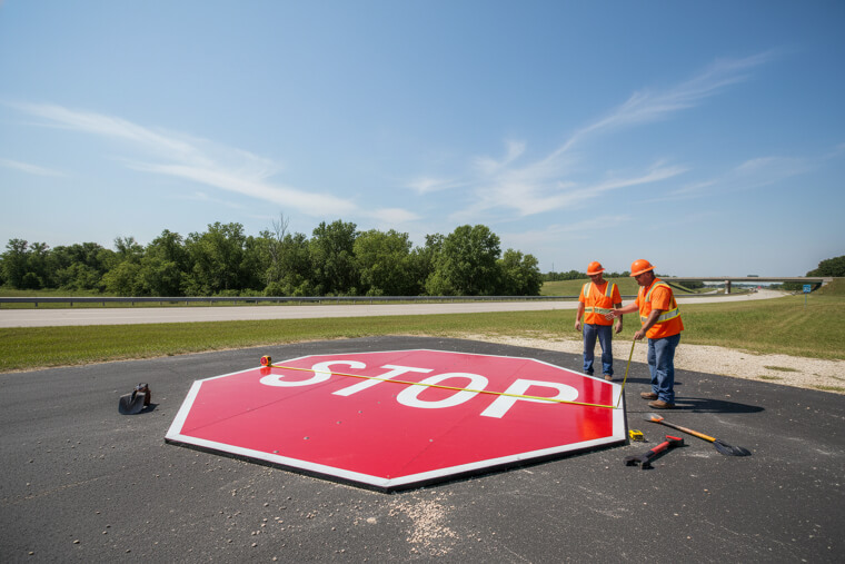 The Real Size of a Traffic Sign