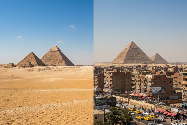 The Pyramids Weren't Always in a Desert