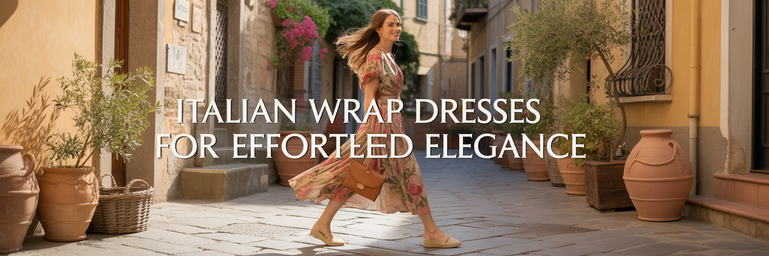 Italian Wrap Dresses - Effortless Elegance