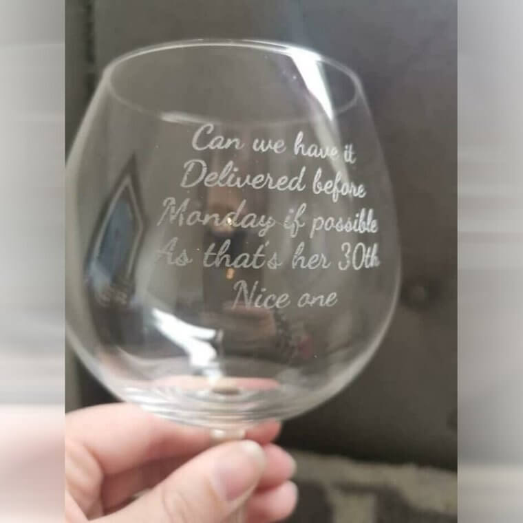 Well That Wasn't Supposed to Be Written on the Glass