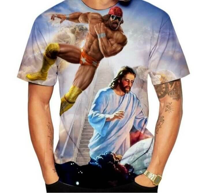 Jésus et Macho Man Randy sont sur le point de se battre