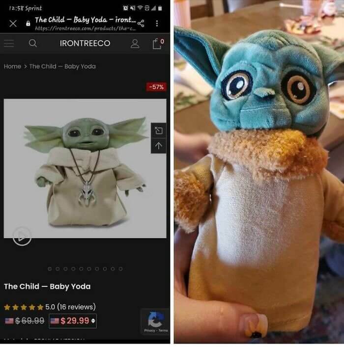 Ce n'est pas tout à fait un bébé Yoda