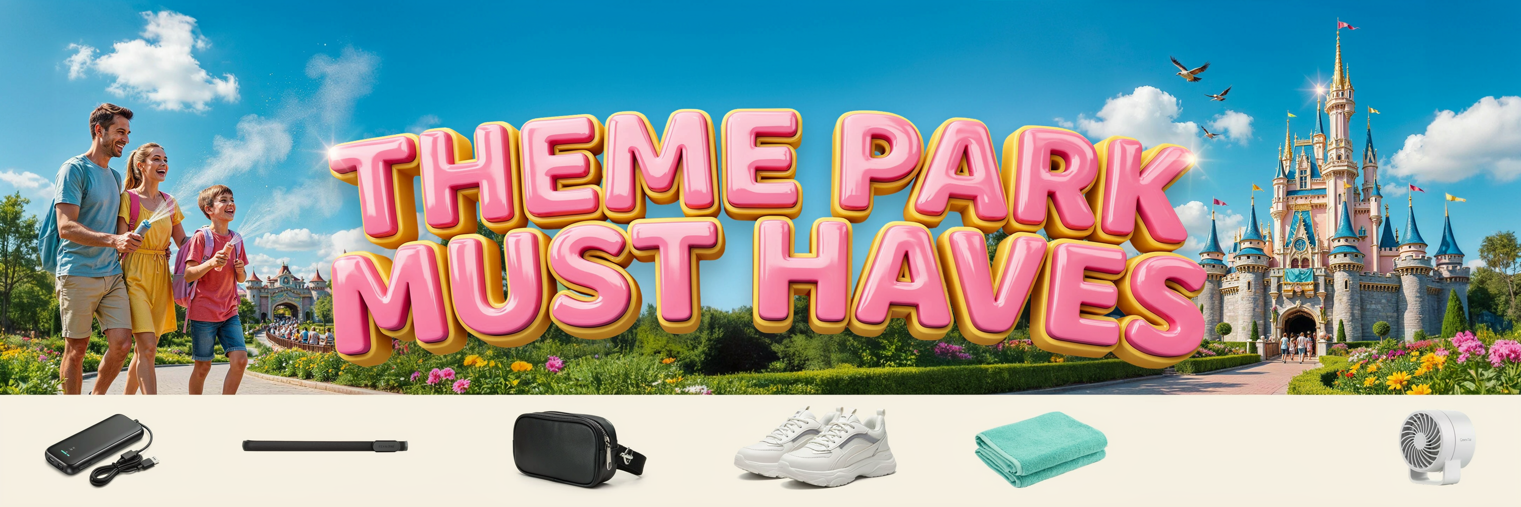 Summer Magical Theme Park Must-Haves for Beating Heat and Long Lines