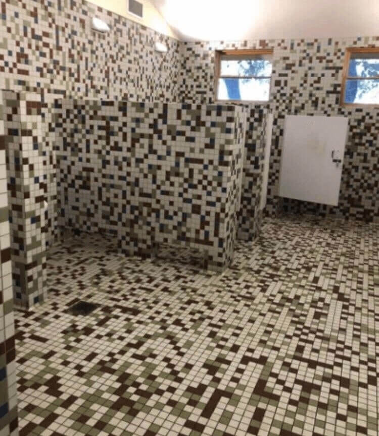 This Bathroom Is Beyond Disorienting