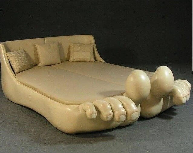 A Big Toed Bed Frame