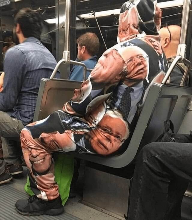 The Biggest Bernie Fan Is Dressed in Style