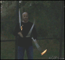 Not A Good Day To Be A Juggler's Assistant